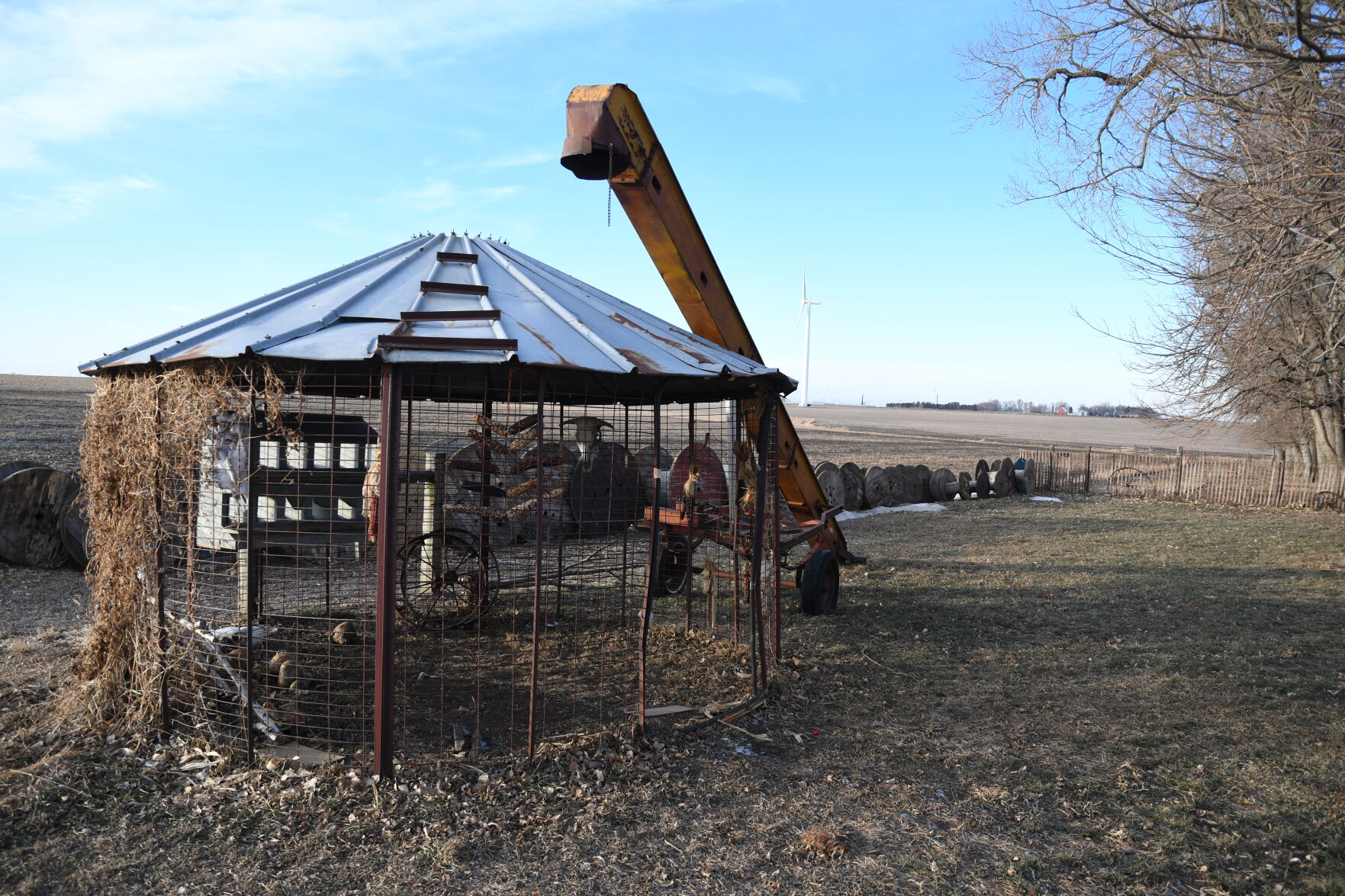 Solsma farm, view